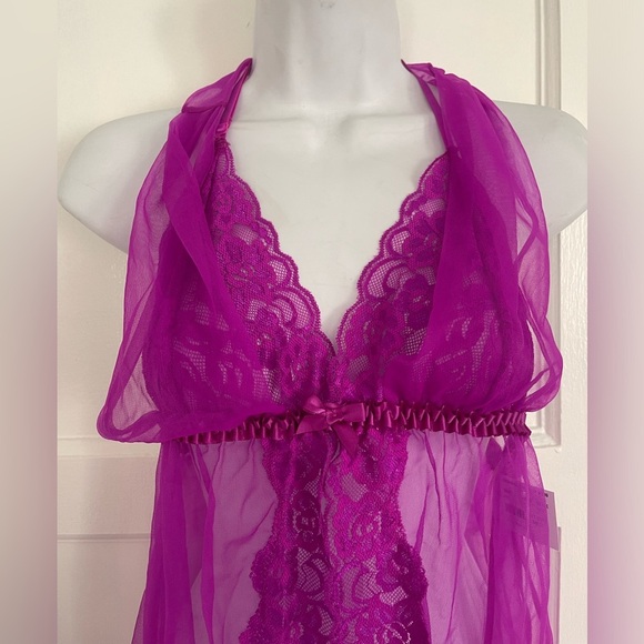 Vintage deadstock Frederick’s of Hollywood slip dress medium - Picture 3 of 7